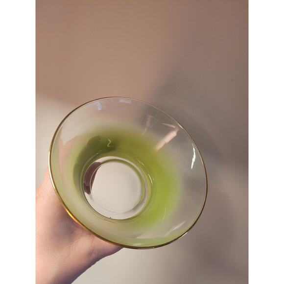 Vintage Blendo Salad Serving Bowls - Lime Green - Picture 2 of 6